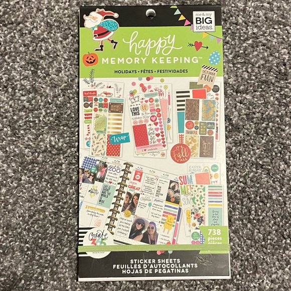 The Happy Planner Other - The Happy Planner Happy Memory Keeping BIG Seasons &Holidays Value Pack Stickers